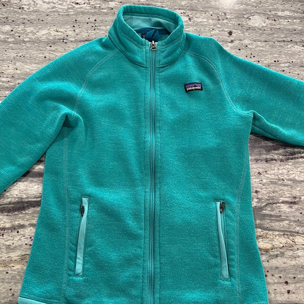 Girls Patagonia full zip better sweater size 12